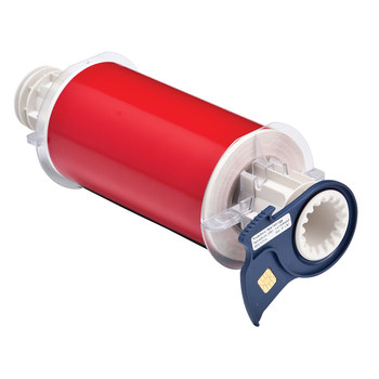 Imágen de Brady Rojo Vinilo Transferencia térmica 13601 Rollo de etiquetas para impresora de transferencia térmica continua (Imagen principal del producto)