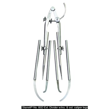 Imágen de Divisor de extensión para carpinteros y chapistas con patas de pinza 85D de 4 pulg. (100mm) por de Starrett (Imagen principal del producto)