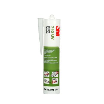 3M 740 UV Adhesivo/sellador Blanco Pasta 290 ml Cartucho - 62812