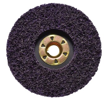 3M Scotch-Brite Clean & Strip XT Pro Carburo de silicio Disco de Cambio Rápido - Accesorio TN - Diámetro 4 1/2 pulg. - Agujero Central 5/8-11 pulg. - 05588