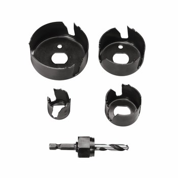 Imágen de Juego de sierras para agujeros Borde HCS005 de Acero con alto contenido de carbono por de Bosch (Imagen principal del producto)