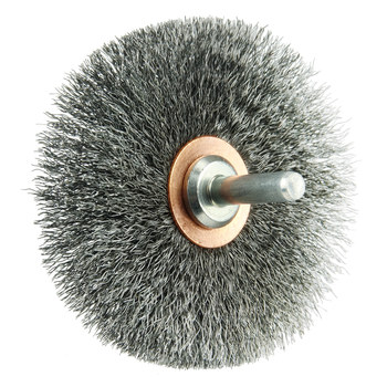 Weiler 17615 Cepillo de rueda - Rizado Acero cerda