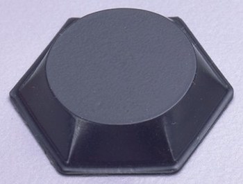 3M Bumpon SJ5077 Negro Parachoques/espaciador - 0.65 pulg. Anchura - 0.16 pulg. Altura - 23866