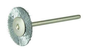 Weiler 26140 Cepillo de rueda - Rizado Acero cerda