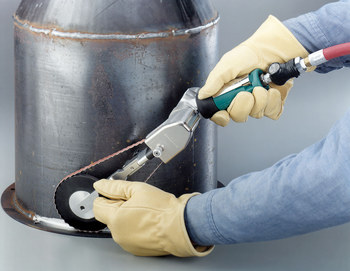 Dynabrade Dynafile III Herramienta abrasiva con cinturón - entrada NPT de 1/4 pulgada - 0.7 hp - 15420