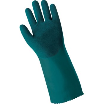Global Glove FrogWear Cian oscuro Grande Tuffalene Guantes resistentes a cortes - Longitud 14 pulg. - 816368-02435