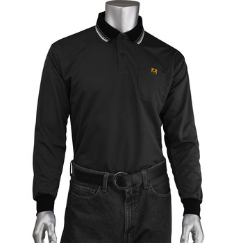 Imágen de PIP Uniform Technology - BP801LC-BK-L Camisa Polo ESD (Imagen principal del producto)