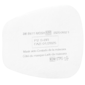3M 6000 5N11 Filtro de respirador reutilizable 46464 - Blanco - N95