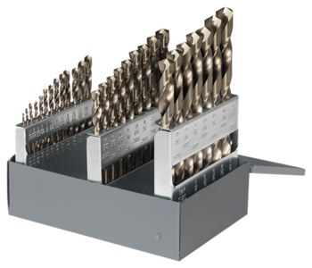 Imágen de Cle-Line 1802 135° Corte de mano derecha Acero De Alta Velocidad M42-Cobalto Del 8% Heavy-Duty Juego de taladro de longitud Jobber C21121 (Imagen principal del producto)
