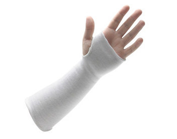 Imágen de Sperian Comfortrel CTSS-2 Blanco Fibra de vidrio/HPPE/Poliéster Manga de brazo resistente a cortes (Imagen principal del producto)