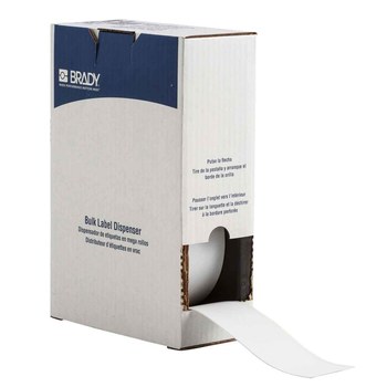Imágen de Brady ToughWash Blanco Poliéster Transferencia térmica BM7C-2000-854-WT Cinta de etiquetas para detección de metales (Imagen principal del producto)