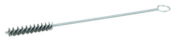 Weiler Acero inoxidable Espiral simple Cepillo en tubo - 7 pulg. longitud - Diámetro 3/8 pulg. - Diámetro de la cerda 0.004 pulg. - 21414