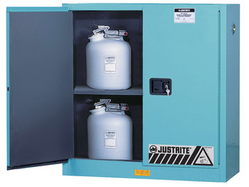 Imágen de Justrite Chemcor 30 gal Azul Gabinete de almacenamiento de material peligroso (Imagen principal del producto)