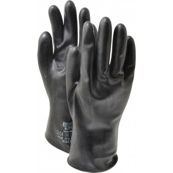 Imágen de North Butyl Series B161 Negro 8 Butilo No compatible Guantes resistentes a productos químicos (Imagen principal del producto)