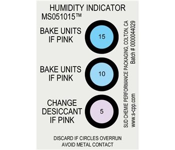 Imágen de Desco - 13868 Tarjeta de indicador de humedad (Imagen principal del producto)