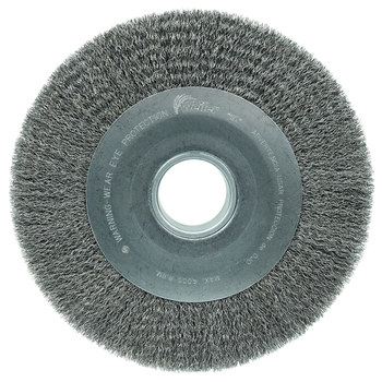 Weiler 03190 Cepillo de rueda - Rizado Acero cerda