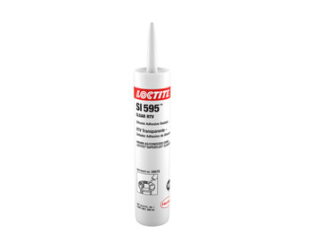Loctite SI 595 Adhesivo/sellador Transparente Pasta 300 ml Cartucho - 59575 - Conocido anteriormente como Loctite Superflex Clear RTV