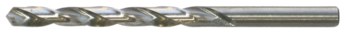 Cleveland 2228 NAS 907 Tipo A Taladro de Jobber - Corte de mano derecha - Punta Dividir 118° - Acabado Brillante - Longitud Total 5.125 pulg. - Flauta Espiral - Acero de alta velocidad - Vástago Recto - C73421