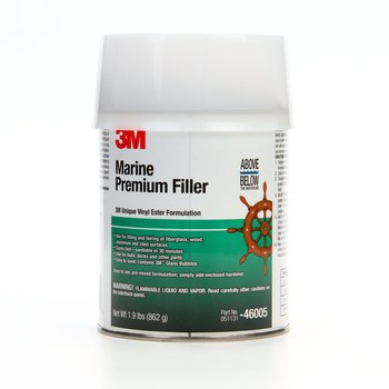 3M 46005 Base (Parte B) Rellenador Ámbar Líquido 1 qt Kit