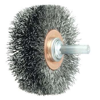 Weiler 17620 Cepillo de rueda - Rizado Acero cerda