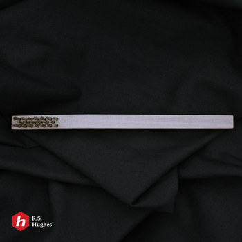 Weiler Acero inoxidable Cepillo de alambre de mano - 7.75 pulg. ancho x 0.45 pulg. longitud - Diámetro de la cerda 0.006 pulg. - 44167