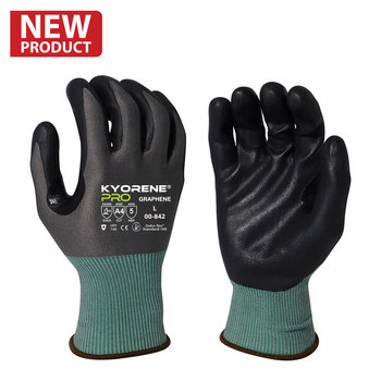 Armor Guys Kyorene Pro 00-842 Verde/Negro Extrapequeño Grafeno Guantes resistentes a cortes - armor guys 00-842 xs