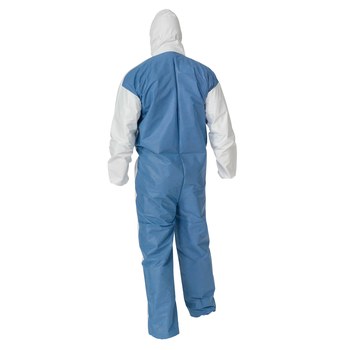 Imágen de Kimberly-Clark Kleenguard A40 Blanco/azul 5XG/6XG Laminado de película microporosa Overoles reutilizables para trabajo y uso general (Imagen principal del producto)