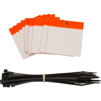 Imágen de Brady Naranja Autolaminados Poliéster 102008 Etiqueta en blanco para marcar cables (Imagen principal del producto)