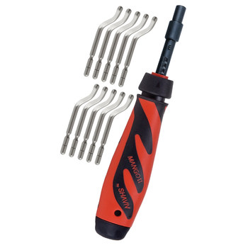 Shaviv ES100 Cobalto Herramienta de desbarbado de largo alcance 155-00182 - 46348