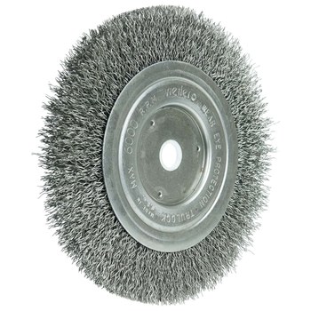 Weiler 01115 Cepillo de rueda - Rizado Acero cerda