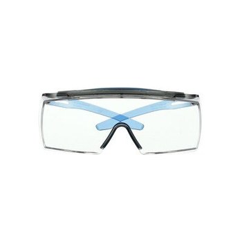 3M SecureFit 3700 Series SF3701XSGAF-BLU Policarbonato Gafas de seguridad OTG (sobre el vidrio) lente Transparente + Scotchgard - Sin marco - 051131-27906