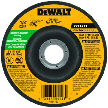 Imágen de DEWALT Rueda de corte 44289 (Imagen principal del producto)
