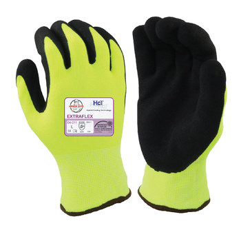 Armor Guys EXTRAFLEX HCT 04-011 Verde/negro de alta visibilidad Grande Nailon Guante para condiciones frías - armor guys 04-011 lg