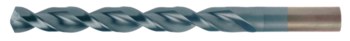 Cleveland Q-Cobalt 2075-TC Wide Land Parabolic Taladro de Jobber - Corte de mano derecha - Punta Dividir 135° - Acabado TiCN - Longitud Total 3.125 pulg. - Flauta Espiral - Acero De Alta Velocidad M42-Cobalto Del 8% - Vástago Recto - C16954