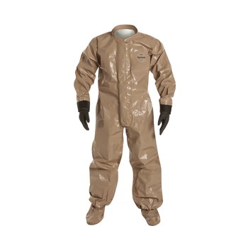 Imágen de Dupont Tychem C3184T TN Tostado Grande Tychem 5000 Reutilizable Overoles resistentes a productos químicos (Imagen principal del producto)
