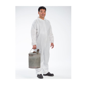 West Chester Overoles desechables para trabajo y uso general 3652/M - tamaño Mediano - Blanco - 36519