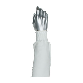 Imágen de PIP Pritex Antimicrobal Sleeve 15-218 Blanco Poliéster Manga de brazo resistente a cortes (Imagen principal del producto)