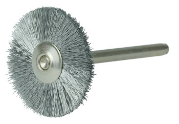 Weiler 26155 Cepillo de rueda - Rizado Acero cerda