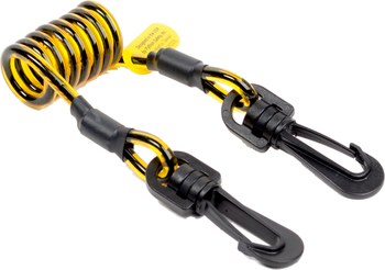 DBI-SALA Fall Protection for Tools Clip2Clip Amarre de herramienta 1500059 - 1 3/4 a 24'' - Amarillo y negro - 93076