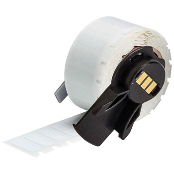 Imágen de Brady Blanco Fluoruro de polivinilo Transferencia térmica M6-10-437 Etiquetas autoextinguibles para cables y alambres (Imagen principal del producto)