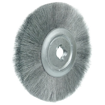 Weiler 01309 Cepillo de rueda - Rizado Acero cerda