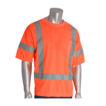Imágen de PIP 313-CNTSEOR Naranja Poliéster Camisa de alta visibilidad (Imagen principal del producto)