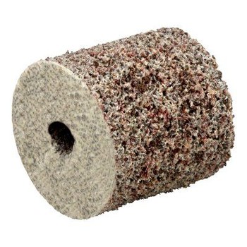 3M Scotch-Brite Unificado Óxido de aluminio Mediano Rueda de desbaste - Fina grado - Accesorio Eje - Diámetro 1 pulg. - Agujero Central 3/16 pulg. - Grosor 1 pulg. - 15860