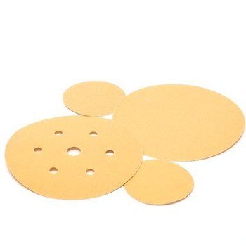 3M Hookit Recubierto Óxido de aluminio Amarillo Disco de velcro - Óxido de aluminio - 6 pulg. - P150 - Muy fino - 01080