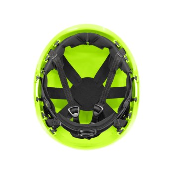 Bullhead Safety Clase C Casco HH-CH1-YG - 6 puntos Trinquete suspensión - Amarillo/verde de alta visibilidad - 29333