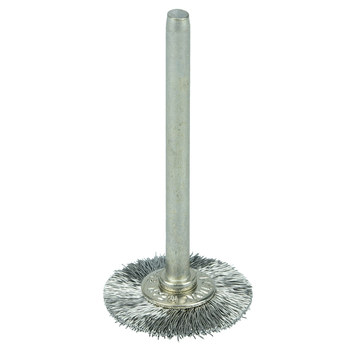 Weiler 26005 Cepillo de rueda - Rizado Acero inoxidable cerda
