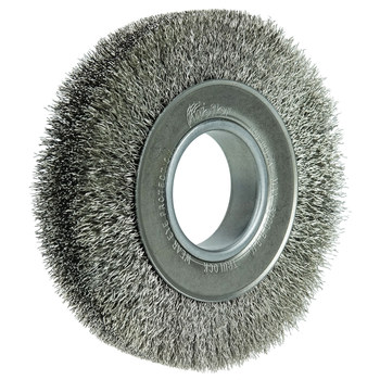 Weiler 03510 Cepillo de rueda - Rizado Acero inoxidable cerda