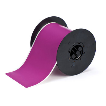 Imágen de Brady Morada Interior/exterior Vinilo Transferencia térmica B30C-4000-595-PL Rollo de etiquetas para impresora de transferencia térmica continua (Imagen principal del producto)