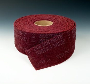 3M Scotch-Brite Rodillo de desbaste 19677 - Óxido de aluminio - 3 pulg. x 30 pies - Muy fino