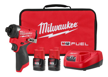 Milwaukee M12 FUEL Kit de destornillador de impacto - 61656